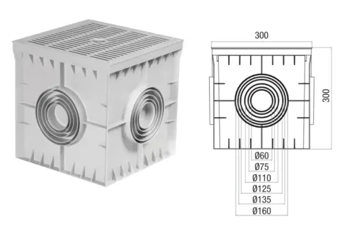 Termoplastik Yeraltı Buat ve Rögar Kapakları 30x30x30